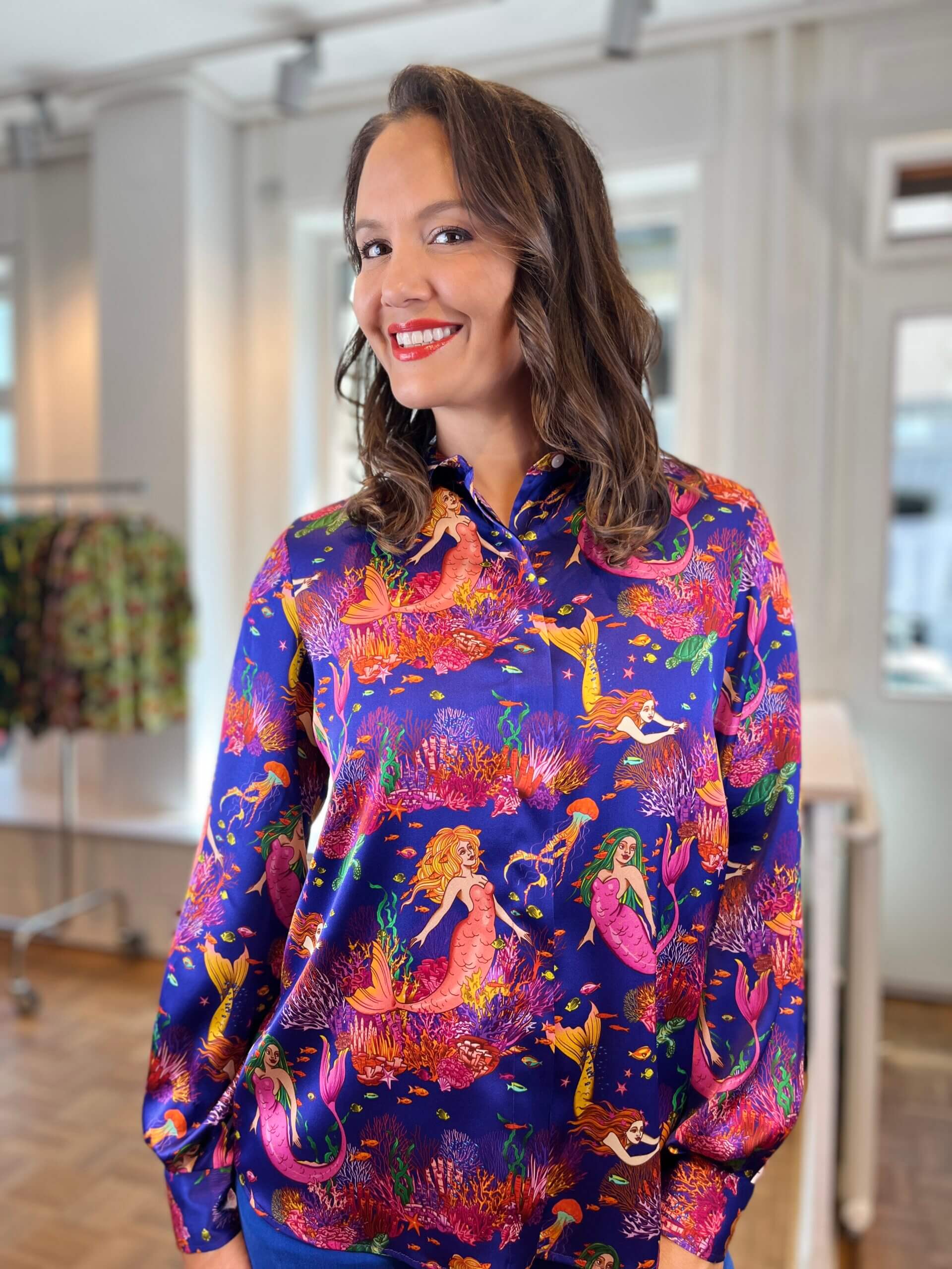 Mermaids – Silk Blouse